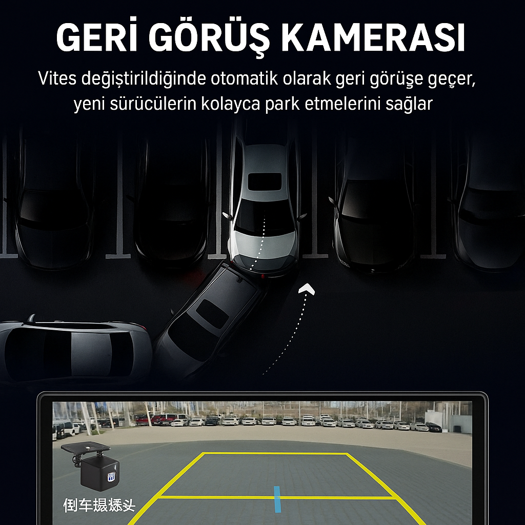 OtoEkran ®  11.25" İnç Tüm Araçlara Uyumlu - Kapıda Önce Aç Sonra Al