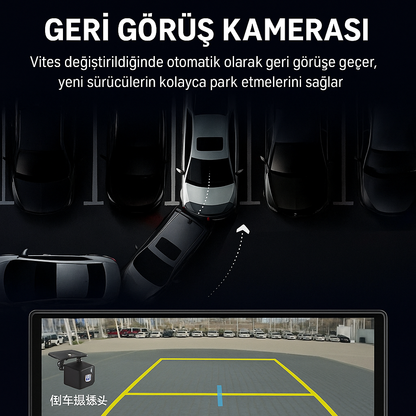 OtoEkran ®  11.25" İnç Tüm Araçlara Uyumlu - Kapıda Önce Aç Sonra Al