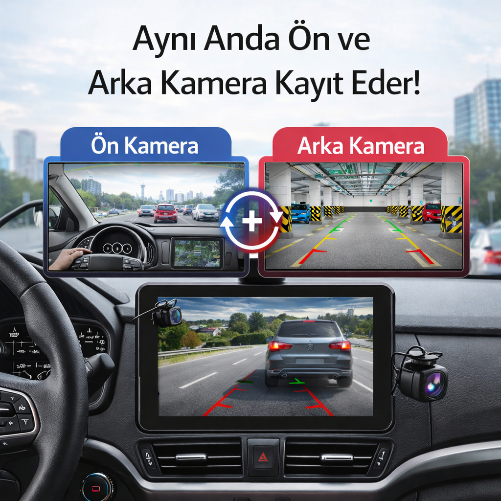 8 İnç Ön Kameralı