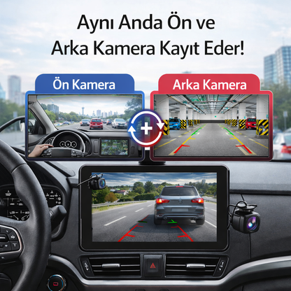 8 İnç Tüm Araçlara Uyumlu CarPlay Navigasyon, Müzik